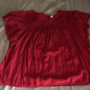 Old Navy Deep Red Women's Blouse